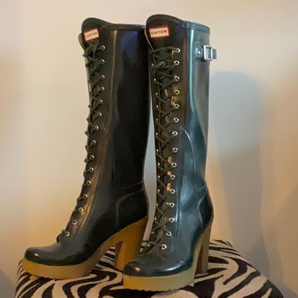 Army Green Hunter Boots Made 15 years ago never worn - Picture 3 of 7